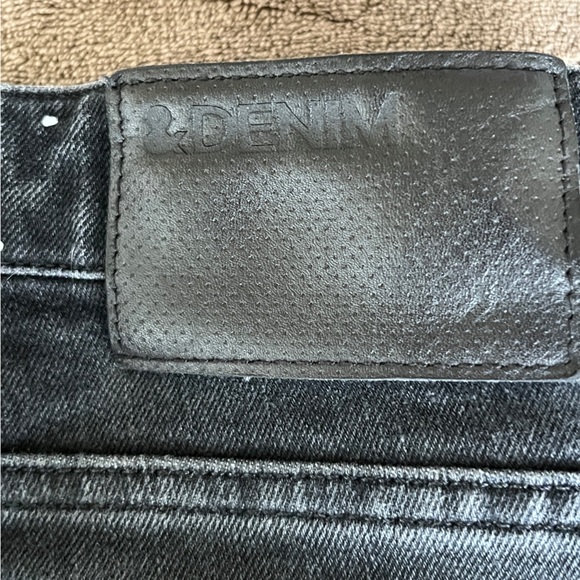 360 Tech Stretch Womens Skinny Low Rise Waist Cropped Jeans Gray 29 - Picture 4 of 11